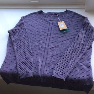 PrAna purple mountain parker sweater